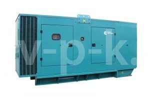 Дизельный генератор CUMMINS C550D5E в кожухе  фото