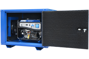 Бензиновый генератор ТСС SGG 10000Ei в кожухе