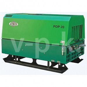 Винтовой компрессор ATMOS PDP35 12 на салазках дизельный передвижной фото