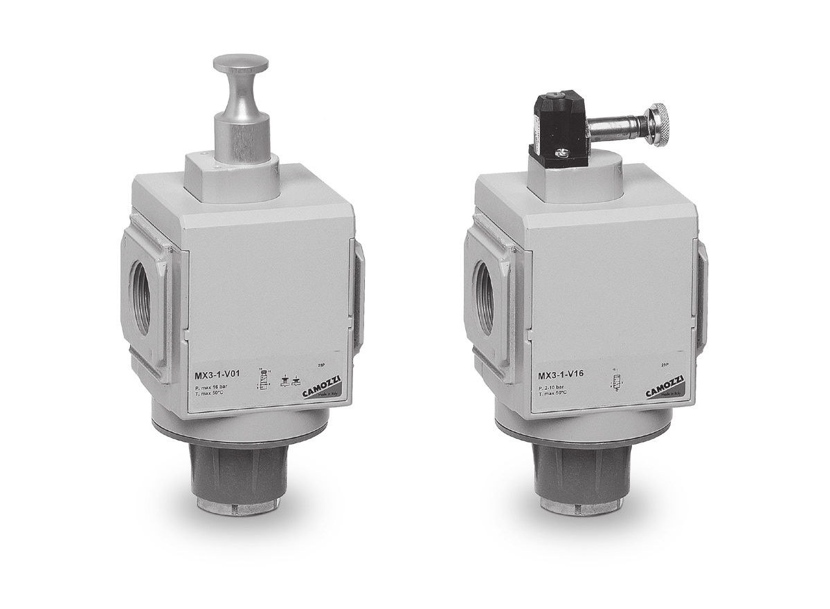 клапан воздушный  MX3-3/4-V01, клапан пневматический MX3-3/4-V01, клапан для компрессора  MX3-3/4-V01