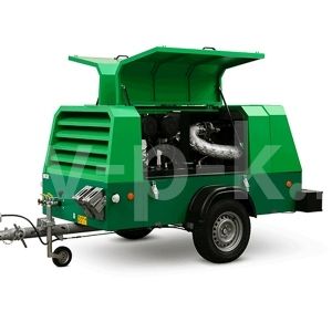 Винтовой компрессор  PDP70(KUBOTA) 7 на салазках