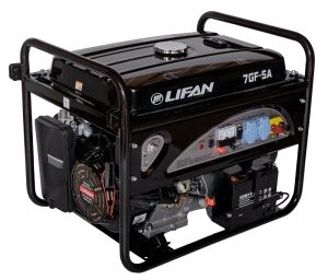 Бензиновый генератор Lifan 7 GF-5A (LF7500AE) 00000505 портативный фото