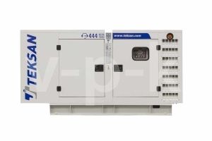 Дизельный генератор TEKSAN TJ83PE CROMPTON в кожухе  фото