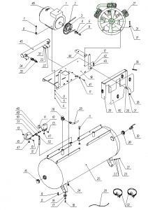 R 3106.00.00.021 Переходник 2"Mх3/4"F для 500w95TБ-10