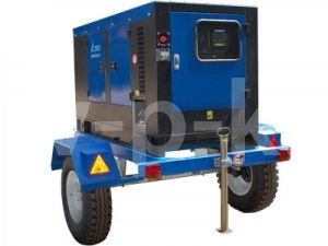 Дизельный генератор ТСС АД-25С-Т400-1РКМ7 РКМ на прицепе