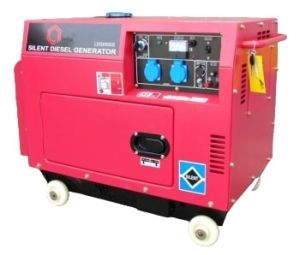 Дизельный генератор Амперос LDG6000СLE стартер в кожухе с АВР  портативный фото