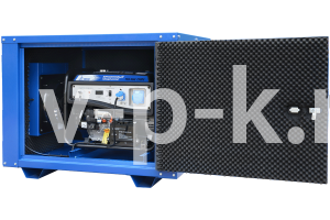 Бензиновый генератор ТСС SGG 7500Е в погодозащитном кожухе МК-1