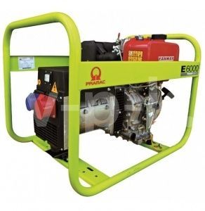 Дизельный генератор PRAMAC E6000, 400/230V, 50Hz  портативный фото