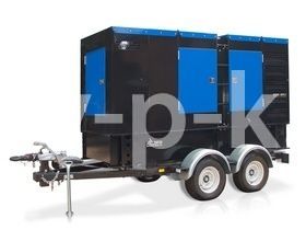 Дизельный генератор ТСС АД-75С-Т400-1РКМ19 в шумозащитном кожухе на прицепе