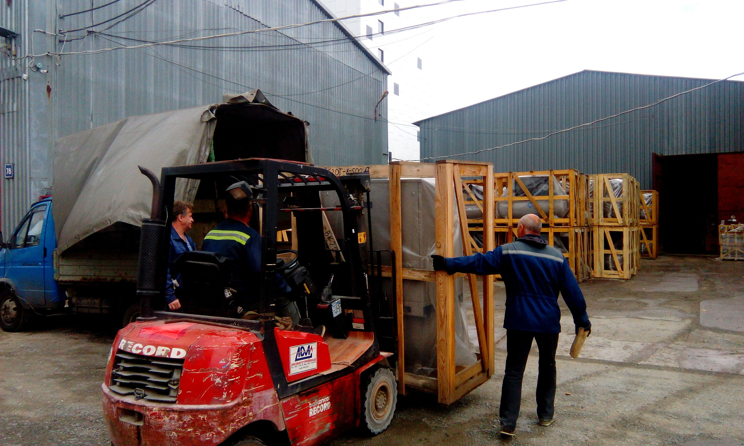 Отгрузка винтового компрессора Zammer 