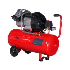 Поршневой компрессор Fubag AUTO MASTER KIT + 10 предметов 641270 передвижной электрический фото