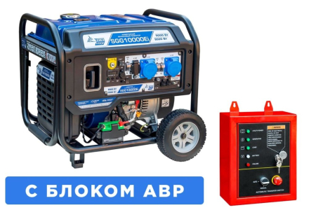 Бензиновый генератор  SGG 10000Ei с блоком АВР