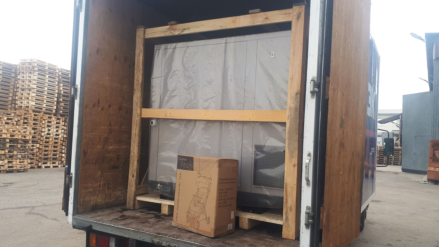 Огрузка винтового компрессора Zammer SK45-8 клиенту из Краснодара