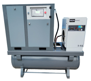 Винтовой компрессор IRONMAC IC 10/10 C VSD DF 500L (IP54) электрический фото