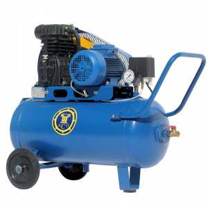 Поршневой компрессор АСО Бежецк К11/10 масляный с ременным приводом фото