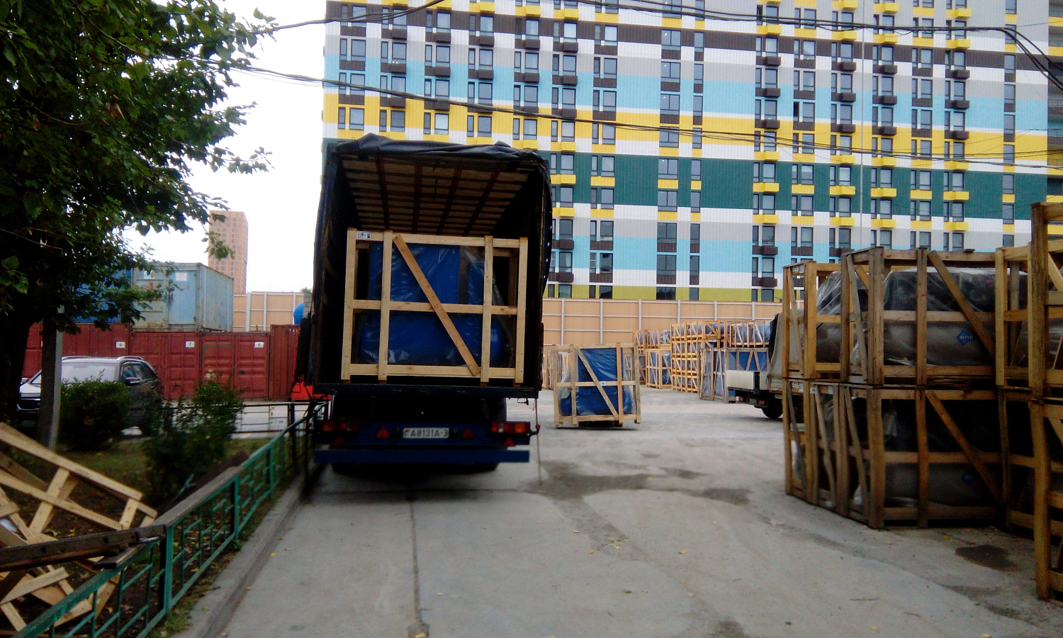 Отгрузка винтового и поршневого компрессоров 