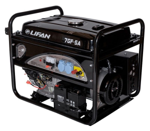 Бензиновый генератор Lifan 7 GF-5A (LF7500AE) 00000505 портативный фото