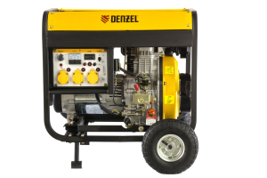 Дизельный генератор DENZEL DD6300Е 94657 портативный фото