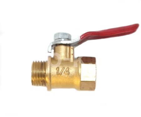 R 4112101200 Кран шаровый 1/4"M (аналог 7130010000) для 100w80