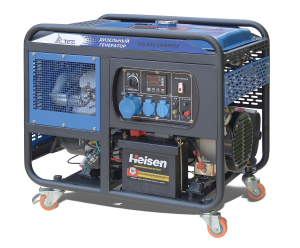 Дизельный генератор ТСС SDG 12000EHA в кожухе  фото