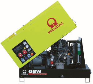 Дизельный генератор PRAMAC GBW22Y 3-фазный в кожухе  (альт. Pramac PB18ES/4)  фото