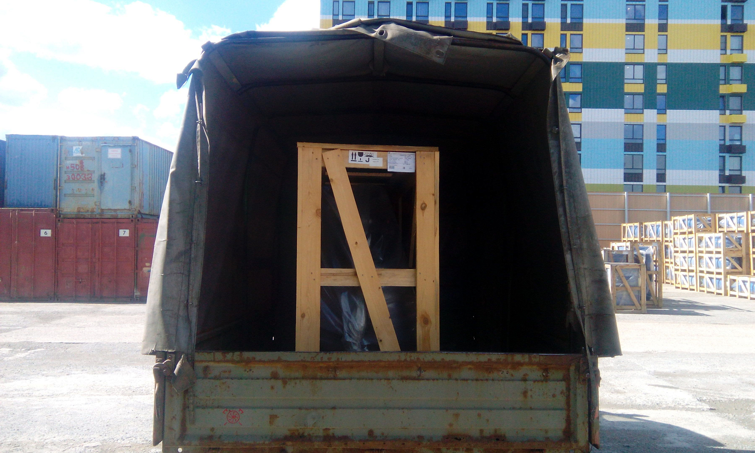 Отгрузка компрессора Remeza СБ4 Ф500 LT100