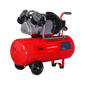 Поршневой компрессор Fubag AUTO MASTER KIT + 10 предметов 641270 передвижной электрический фото